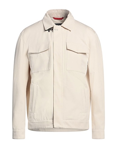 FAY Jacke Beige 100% Baumwolle