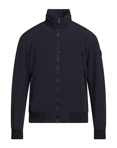FAY Jacket Midnight blue 100% Polyamide, Polyester, Elastane