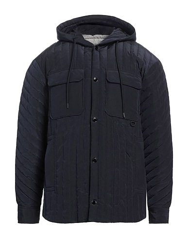 EMPORIO ARMANI パファージャケット ネイビー ナイロン 100%