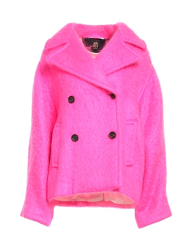 IL CAPPOTTINO Coat Fuchsia 78% Mohair wool, 16% Wool, 6% Polyamide