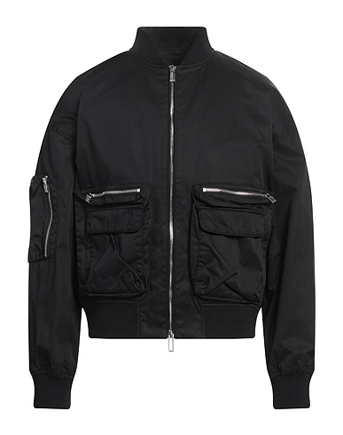 EMPORIO ARMANI Bomber Black 100% Cotton, Polyamide, Polyester