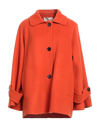 ANTONELLI Cappotto Arancione 75% Lana Vergine, 25% Poliammide