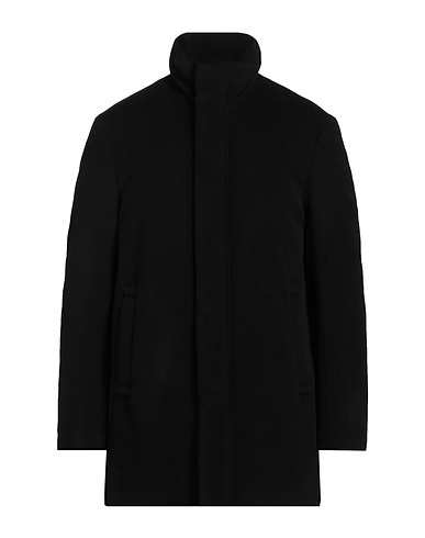 EMPORIO ARMANI Cappotto Nero 50% Lana Vergine, 50% Cachemire