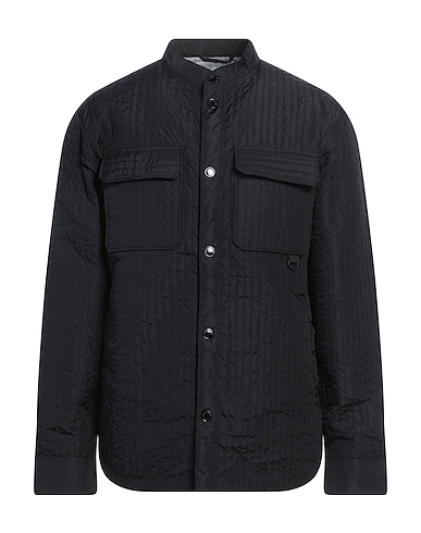 EMPORIO ARMANI Camicia tinta unita Nero 100% Poliammide