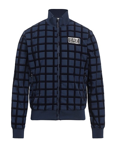 EA7 Bomber Navy blue 100% Polyester, Polyamide, Elastane