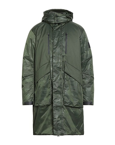 EA7 Coat Military green 100% Polyester
