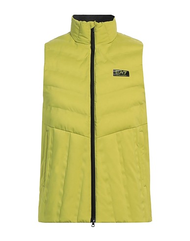 EA7 Gilet Yellow 100% Polyester