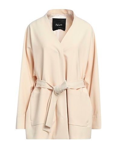 HEVÒ Jacket Pastel yellow 53% Polyester, 43% Virgin Wool, 4% Elastane