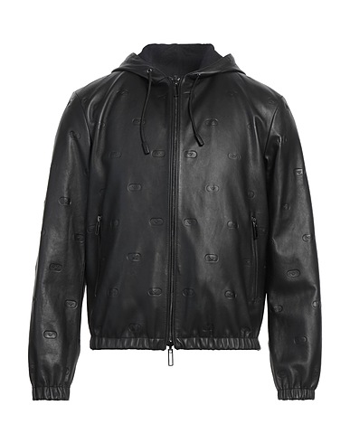 EMPORIO ARMANI Jacket Black 100% Lambskin