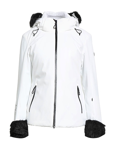 EA7 Jacke Weiß 86% Polyamid, 14% Elastan, Modacryl, Polyester