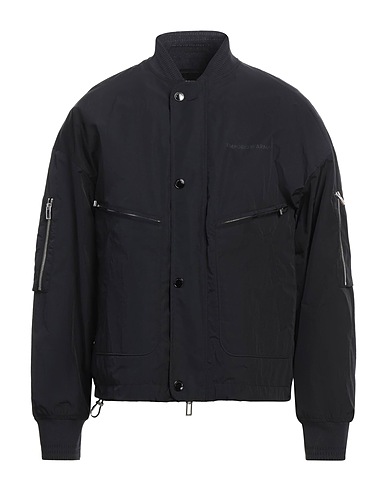 EMPORIO ARMANI 캐주얼 자켓 미드나잇 블루 100% 폴리아미드, 폴리에스테르, 엘라스테인