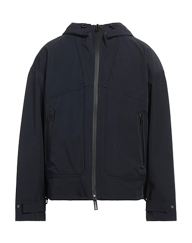 EMPORIO ARMANI Jacket Navy blue 88% Polyamide, 12% Elastane