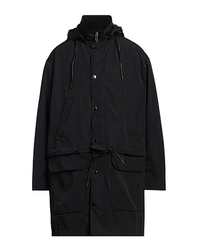 EMPORIO ARMANI Full-length jacket Midnight blue 100% Polyamide, Polyurethane
