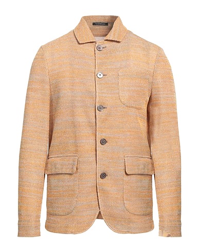 EMPORIO ARMANI Jacket Mustard 100% Cotton, Polyester