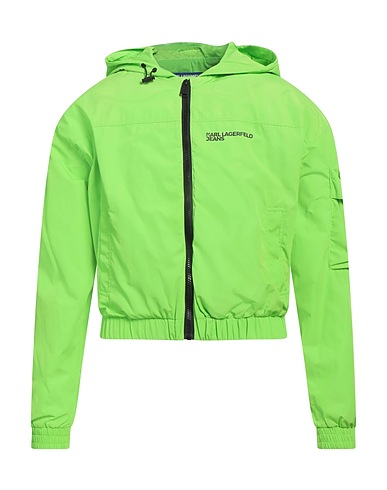 KARL LAGERFELD JEANS Jacket Lime green 100% Polyamide