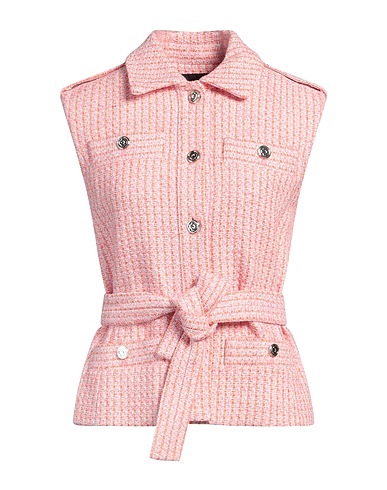 MAJE Jacke Rosa 52% Baumwolle, 45% Synthetische Fasern, 2% Andere Fasern, 1% Metallfaser