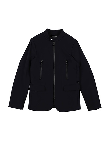 EMPORIO ARMANI Jacket Midnight blue 85% Polyamide, 15% Elastane