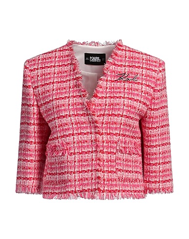 KARL LAGERFELD Blouson Fuchsia 43% Polyester, 42% Coton, 9% Acrylique, 3% Polyamide, 3% Autres fibres