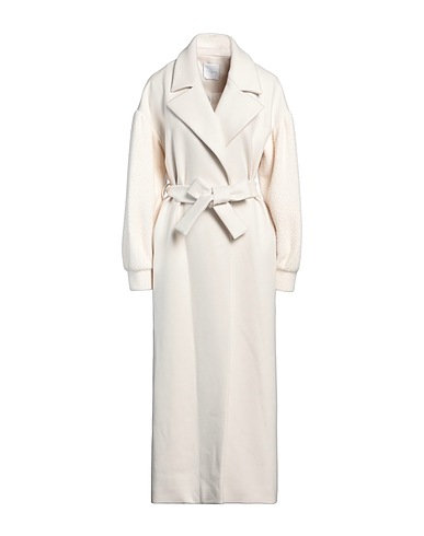 GAëLLE Paris Cappotto Off white 60% Poliestere, 35% Acrilico, 5% Lana, Poliammide