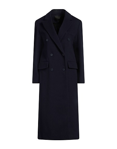 MAJE Coat Midnight blue 77% Virgin Wool, 23% Polyamide