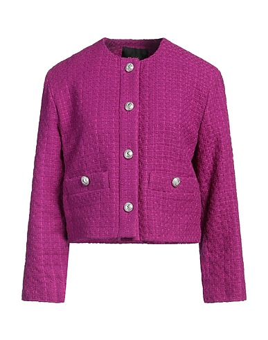 MAJE Jacket Plum 65% Cotton, 35% Polyamide, Polyester