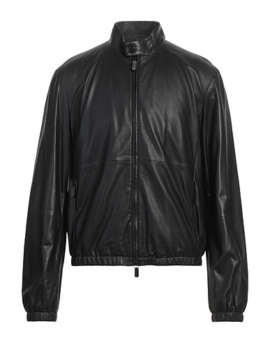 EMPORIO ARMANI Jacket Black 100% Lambskin
