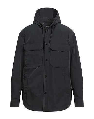 EMPORIO ARMANI Jacket Black 76% Polyester, 24% Elastomultiester