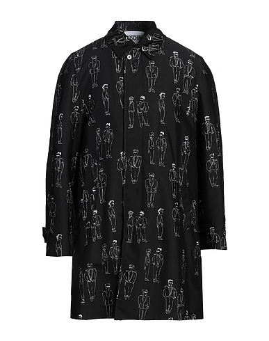 MOSCHINO Full-length jacket Black 100% Polyamide