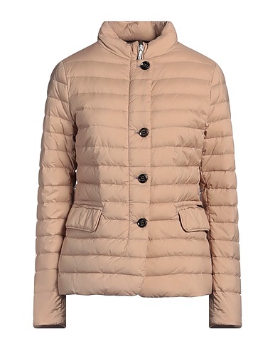 MOORER Shell  jacket Beige 95% Polyamide, 5% Polyurethane