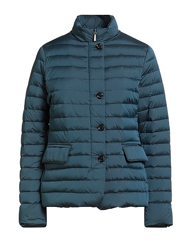 MOORER Shell jacket Slate blue 95% Polyamide, 5% Polyurethane
