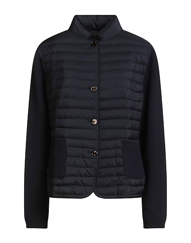 MOORER Shell jacket Midnight blue 95% Polyamide, 5% Polyurethane