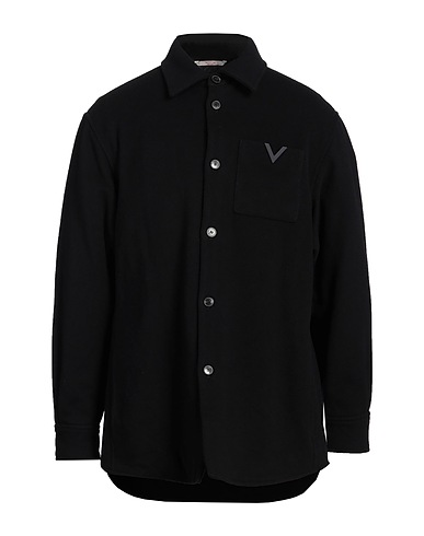 VALENTINO GARAVANI Coat Midnight blue 80% Virgin Wool, 20% Polyamide