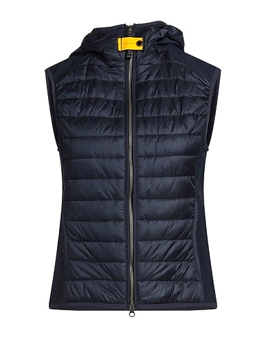 PARAJUMPERS Vest Midnight blue 100% Polyamide, Polyester, Elastane