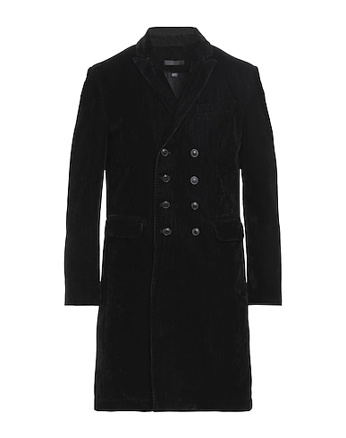 JOHN VARVATOS Coat Black 100% Cotton
