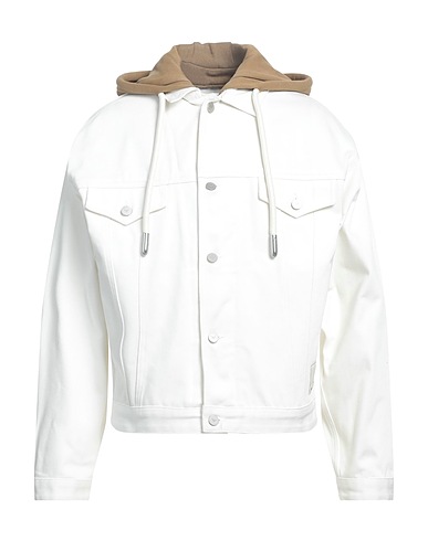 EMPORIO ARMANI Denim jacket Ivory 100% Cotton