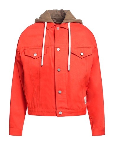 EMPORIO ARMANI Denim jacket Orange 100% Cotton