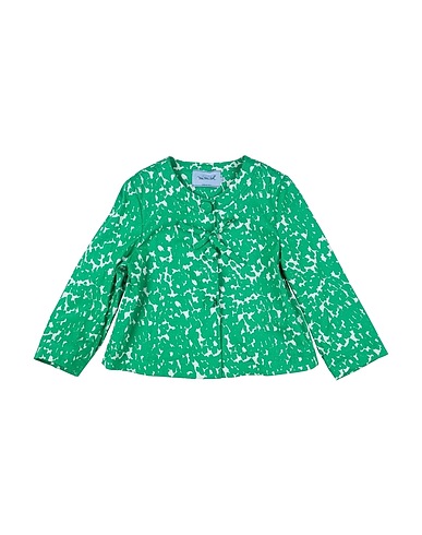 MIMISOL Jacket Green 98% Cotton, 2% Elastane