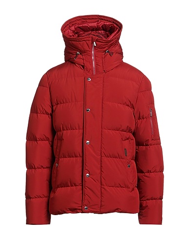 MOORER Shell jacket Brick red 100% Polyester