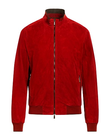 MOORER Куртка-бомбер 100% Кожа, Полиэстер