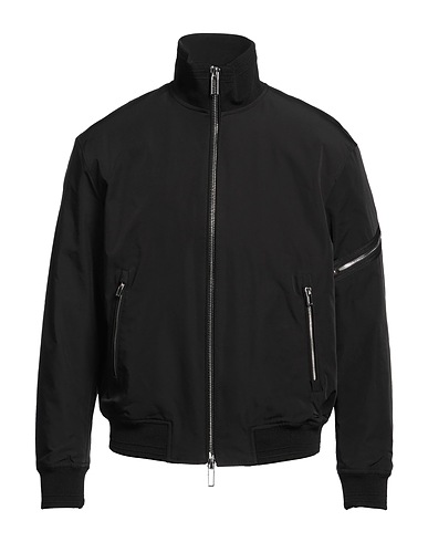 EMPORIO ARMANI Jacket Black 76% Polyester, 24% Elastomultiester, Elastane