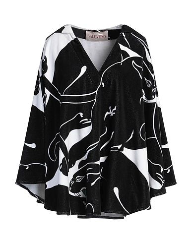 VALENTINO GARAVANI Cape Schwarz 100% Baumwolle