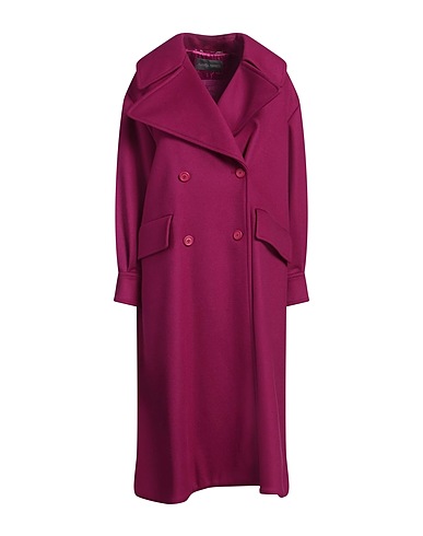 ALBERTA FERRETTI Coat Magenta 88% Wool, 10% Cashmere, 2% Silk