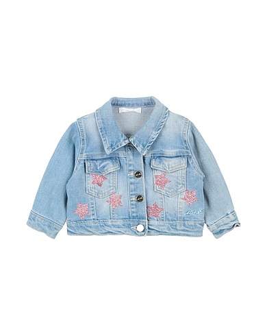 U+É Denim jacket Blue 98% Cotton, 2% Elastane