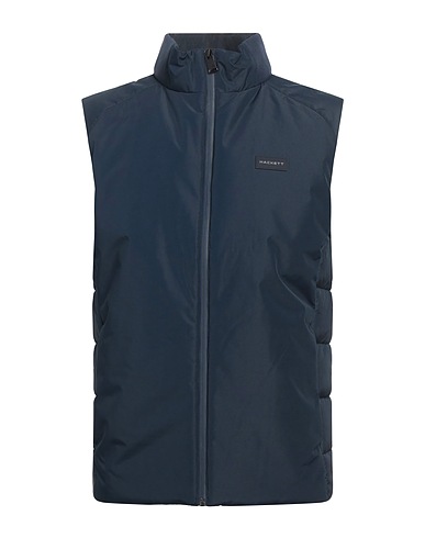 HACKETT Gilet SPORT Navy blue 100% Polyester, Nylon, Elastane