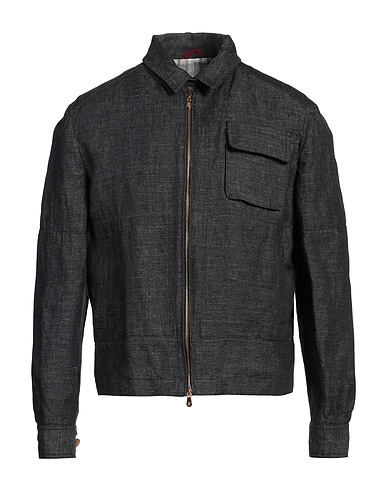 BRUNELLO CUCINELLI Jacket Blue 100% Linen