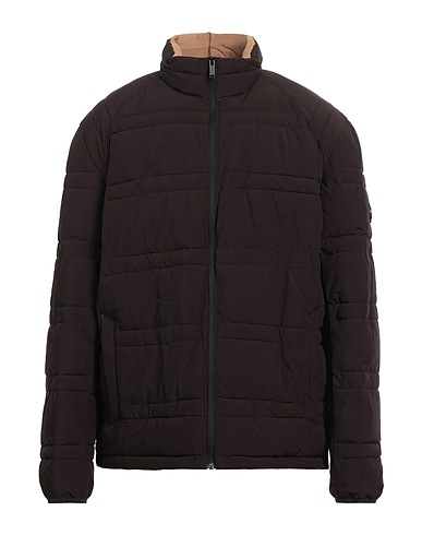 MICHAEL KORS MENS Shell jacket Dark brown 100% Polyester