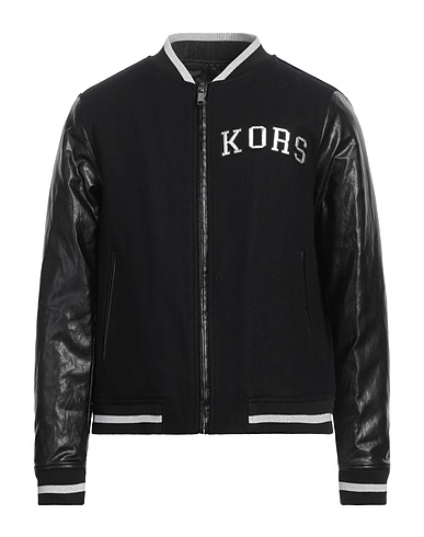 MICHAEL KORS MENS Jacke Schwarz 55% Wolle, 45% Polyester, Polyurethan