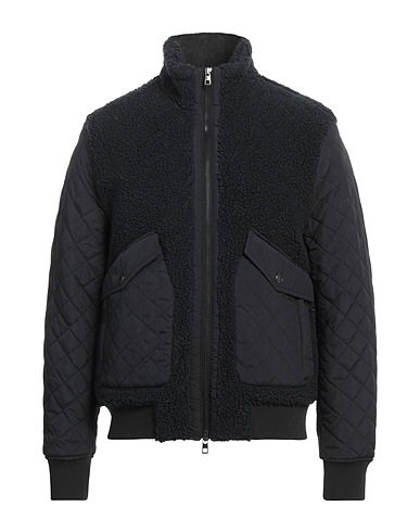 MICHAEL KORS MENS Teddy Coat Black 100% Polyester, Nylon