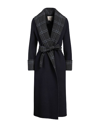 ALESSIA SANTI Manteau long BLU NOTTE 50% Laine, 46% Polyester, 4% Autres fibres