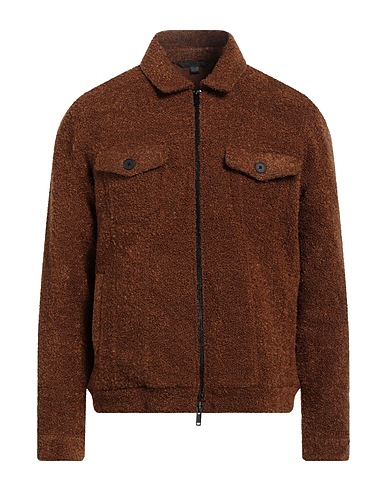 JOHN VARVATOS Jacket Camel 50% Acrylic, 35% Polyester, 15% Cotton
